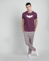 Shop Logo Batman Glow In Dark Half Sleeve T-Shirt-Full