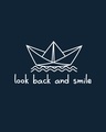 Shop Look Back And Smile Round Neck 3/4th Sleeve T-Shirt-Full