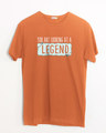 Shop Looking At A Legend Half Sleeve T-Shirt-Front