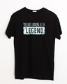 Shop Looking At A Legend Half Sleeve T-Shirt-Front