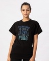 Shop Love And Pubg Boyfriend T-Shirt-Front
