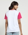 Shop Love Contrast Sleeve Boyfriend T-Shirt-Full