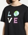 Shop Love Earth 21 Women's Printed Relaxed Fit Short Top