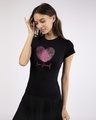 Shop Love Fingerprint Half Sleeve T-Shirt-Design