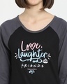 Shop Love Friends 3/4th Sleeve Raglan T-Shirt
