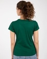 Shop Love Friends Half Sleeve Printed T-Shirt Dark Forest Green-Design