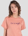 Shop Love Is Enough Boyfriend T-Shirt-Front