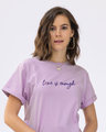 Shop Love Is Enough Boyfriend T-Shirt-Front