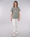 Shop Love Mickey Hearts Boyfriend T-Shirt (DL)-Design