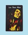 Shop Love Peace Bob Soft Bound Notebook-Front
