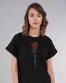 Shop Love Rose Boyfriend T-Shirt-Front