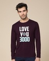 Shop Love You 3000 Full Sleeve T-Shirt (AVL)-Front