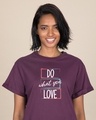 Shop Love Your Work Boyfriend T-Shirt-Front