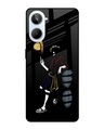 Shop Luffy Line Art Premium Glass Case for Realme 10 5G(Shock Proof, Scratch Resistant)-Front