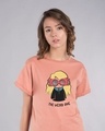 Shop Luna Weird Boyfriend T-Shirt (HPL)-Front