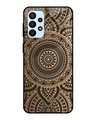 Shop Luxury Mandala Printed Premium Glass Cover For  A23(Impact Resistant, Matte Finish)-Front