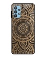 Shop Luxury Mandala Printed Premium Glass Cover For  A52s 5G(Impact Resistant-Front