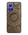 Shop Luxury Mandala Printed Premium Glass Cover for Realme GT Neo 3 (Shock Proof, Scratch Resistant)-Front
