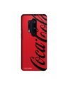 Shop Coke Red Black Sleek Case For Oneplus 8 Pro-Front