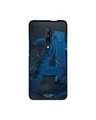 Shop Avengers Endgame Logo Teal Sleek Phone Case For Oneplus 7 Pro-Front