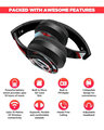 Shop Noise Isolation Wireless Endgame Suit Avengers Headphones With Mic SD Card FM Radio-Front