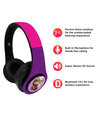 Shop Noise Isolation Wireless Frozen Purple Love Headphones With Mic SD Card FM Radio-Front