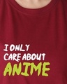 Shop I Only Care About Anime Tshirt-Full