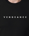 Shop Men Black Vengeance Cotton T Shirt-Design