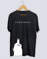 Shop Men Black Vengeance Cotton T Shirt-Full