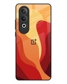 Shop Magma Color Pattern Premium Glass Case for OnePlus Nord CE4 5G(Shock Proof, Scratch Resistant)-Front