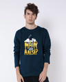 Shop Main Aur Aalsi Full Sleeve T-Shirt-Front