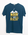Shop Main Aur Aalsi Half Sleeve T-Shirt-Front