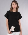 Shop Make A Wish Bunny Boyfriend T-Shirt-Front