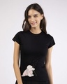 Shop Make A Wish Bunny Half Sleeve T-Shirt-Front