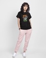 Shop Make Peace Tricolor Boyfriend T-Shirt-Design