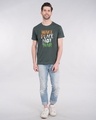Shop Make Peace Tricolor Half Sleeve T-Shirt-Full