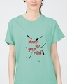 Shop Make Up Your Mind Boyfriend T-Shirt-Design