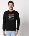 Shop Make Yourself Proud Fleece Sweatshirt Black-Front