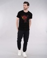 Shop Man Of Steel Emblem Half Sleeve T-Shirt (SL)-Full