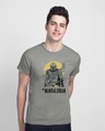 Shop Mandalorian Walking Half Sleeve T-Shirt (SWL)-Front