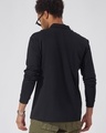 Shop Men's Black Oversized Polo T Shirt-Design