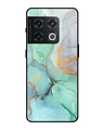 Shop Marble Printed Premium Glass Cover for OnePlus 10 Pro (Shock Proof, Lightweight)-Front
