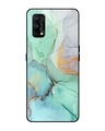 Shop Marble Printed Premium Glass Cover for Realme 7 Pro (Shock Proof, Lightweight)-Front