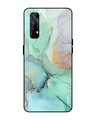 Shop Marble Printed Premium Glass Cover for Realme Narzo 20 Pro (Shock Proof, Lightweight)-Front
