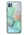 Shop Marble Printed Premium Glass Cover for Samsung Galaxy F42 5G (Shock Proof, Light Weight)-Front