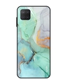 Shop Marble Printed Premium Glass Cover for Samsung Galaxy M12 (Shock Proof, Light Weight)-Front