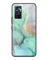 Shop Marble Printed Premium Glass Cover for Vivo V23e 5G (Shockproof, Light Weight)-Front