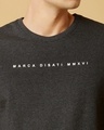 Shop Men's Grey Round Neck Soild Colour Sweatshirt-Full