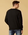 Shop Men's Black Placement Print Regular Fit Sweatshirt-Design