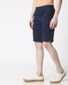 Shop Marine Blue Plain Shorts-Design
